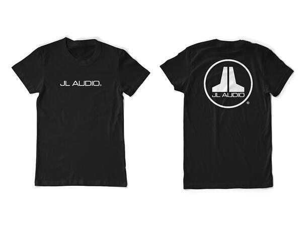JL Audio - Logo T-shirt sort (2XL) ekstra stor