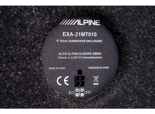 Alpine SPC-D84AT6 basspakke m/DSP forsterker til VW T6/6.1