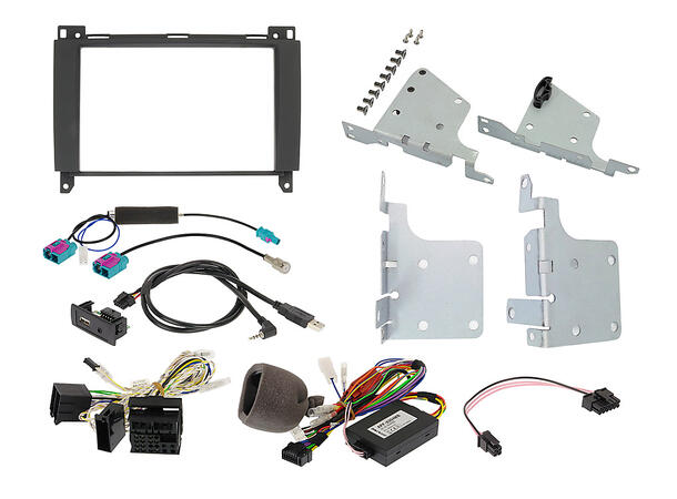 Alpine KIT-802-447 monteringssett X802D-U Kit + CAN for Vito 447 