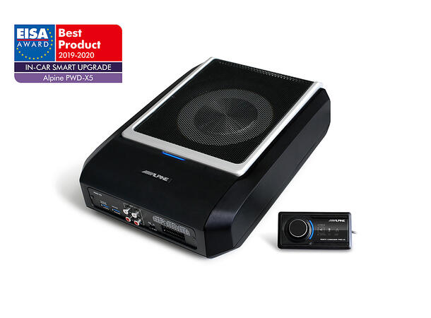 Alpine PWD-X5 system subwoofer 4.1DSP BT 4x50W + 240W m/fjernkontroll 