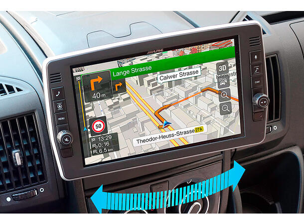 Alpine X903D-DU2 Fiat Ducato radio 9" skjerm m/svivel DAB NAVI USB mm 