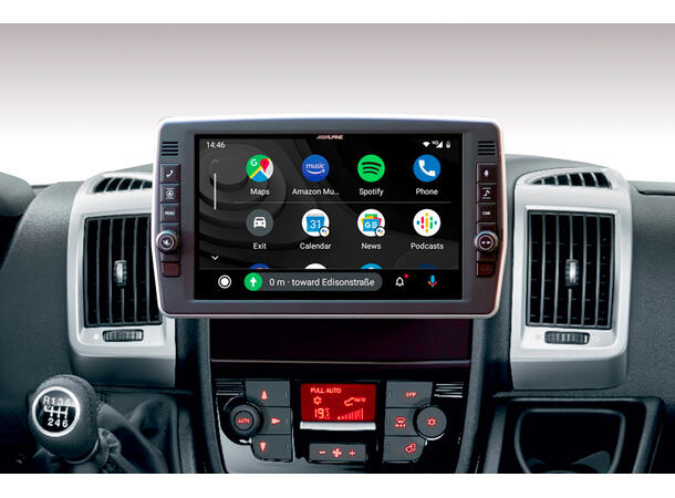 Alpine X903D-DU2 Fiat Ducato radio 9" skjerm m/svivel DAB NAVI USB mm 