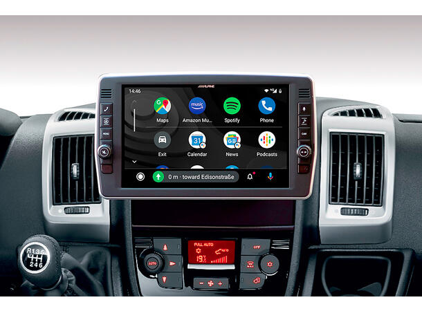 Alpine X903D-DU2 Fiat Ducato radio 9" skjerm m/svivel DAB NAVI USB mm