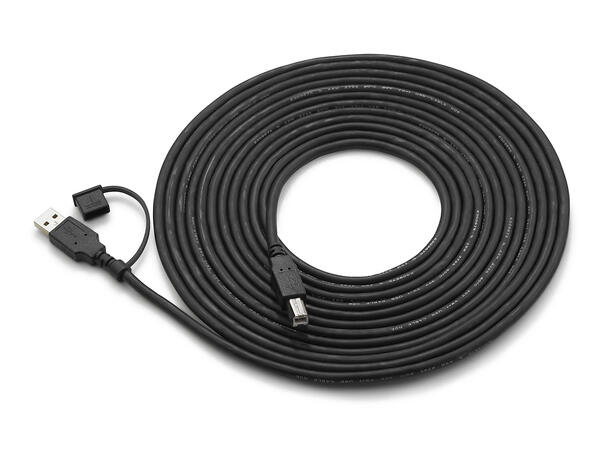 JL Audio XD-USB-A/B-18 - USB A - B 5,5m Krafig utførelse Type A - Type B USB 2.0 