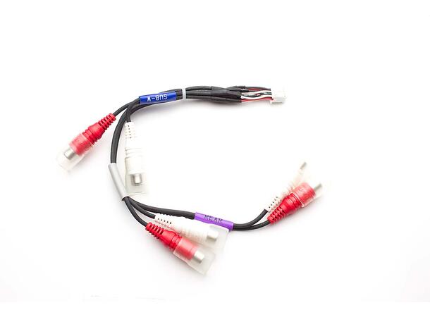 Reservedel Alpine CDE-136BT RCA Kabel Alpine connector -3 RCA  utganger 