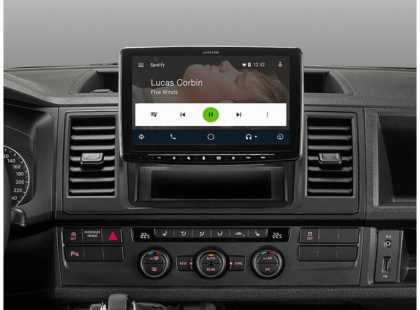 Alpine ILX-F903D multimediastasjon 9-tommer skjerm CarPlay Android Auto