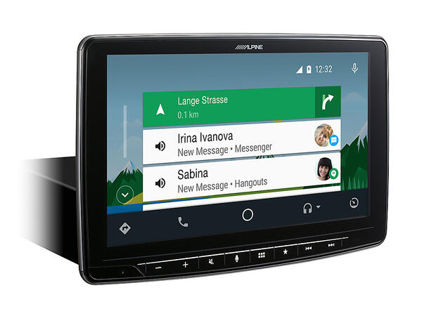 Alpine ILX-F903D multimediastasjon 9-tommer skjerm CarPlay Android Auto