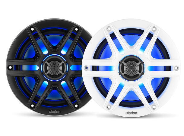 Clarion CMS-651RGB-SWG marine høyttalere 6,5" LED 