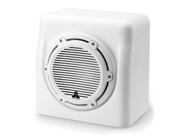 JL Audio M6-10FES-Mw-C-GwGw-4 Single M6-10W, Matte White Fiberglass 