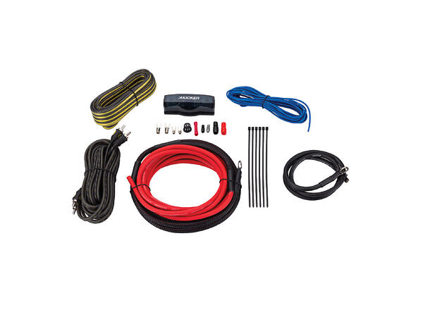 Kicker VK8 kabelsett 8ga amp kit m/signalkabel