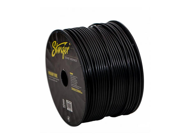 Stinger - SPW314BK strømkabel 2,5mm Sort 152meter rull 