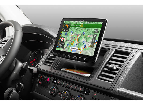Alpine INE-F904D navigasjon hovedenhet 9-tommer skjerm CarPlay Android Auto 