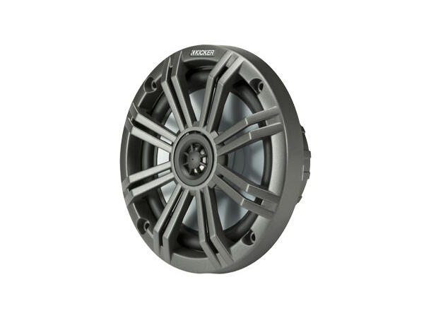 Kicker 45KM654 marine høyttaler (par) 6,5" 4ohm (hvit og koksgrå grill inkl.) 