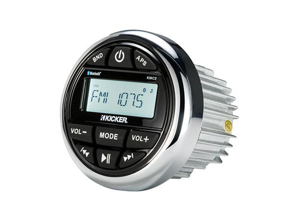 Kicker KMC2 medieavspiller IP67 4x25W linje ut AUX USB AM/FM 