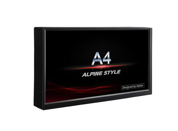 Premium Alpine radio oppgradering til Audi A4