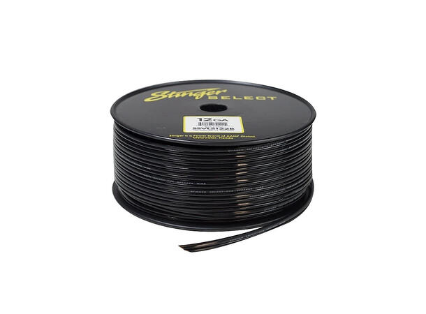 StingerSelect SSVLS122B - høyttalerkabel 12ga 76m CCA Sort kappe 