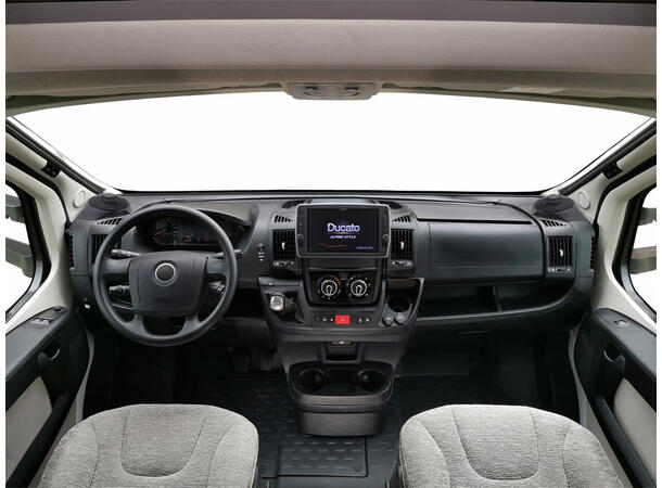 Alpine Fiat Ducato system lydoppgradering høyttalere sub m/amp 