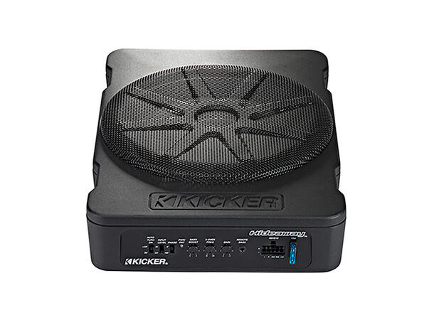 Kicker HS10 aktiv subwoofer 10-tommer, 180W bass-remote inkl