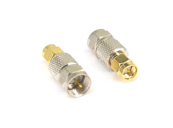 SMA han - F han 1 stk RF Coaxial adapter SMA til F adapter 