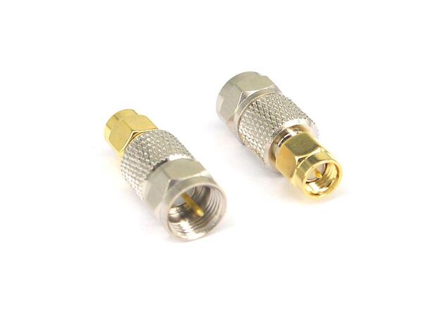 SMA han - F han 1 stk RF Coaxial adapter SMA til F adapter