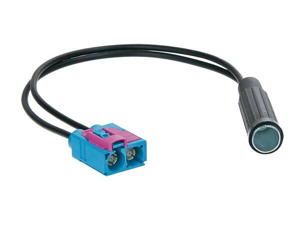 Dobbel -FAKRA (Z) hun til DIN Hun Audi / Seat / Skoda / VW 
