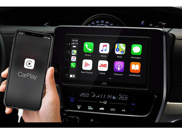 JVC KW-M565DBT hovedenhet 2DIN Apple Carplay Android Auto