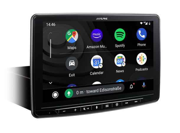 Alpine INE-F904DC TRUCK navigasjon enhet CAMPER 9-tommer  CarPlay Android Auto 