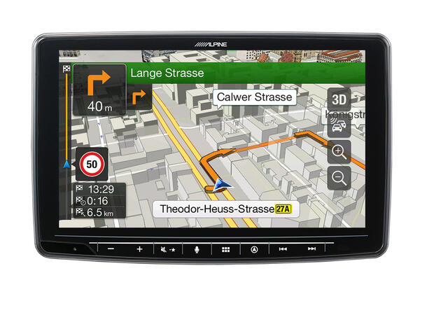 Alpine INE-F904DC TRUCK navigasjon enhet CAMPER 9-tommer  CarPlay Android Auto 