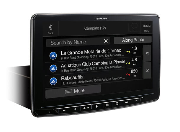 Alpine INE-F904DC TRUCK navigasjon enhet CAMPER 9-tommer  CarPlay Android Auto 