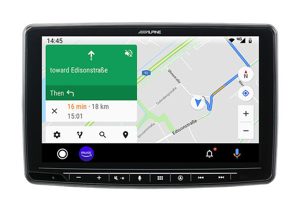 Alpine INE-F904DC TRUCK navigasjon enhet CAMPER 9-tommer  CarPlay Android Auto 