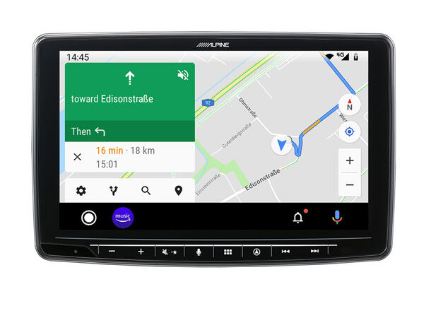 Alpine INE-F904DC TRUCK navigasjon enhet CAMPER 9-tommer  CarPlay Android Auto 
