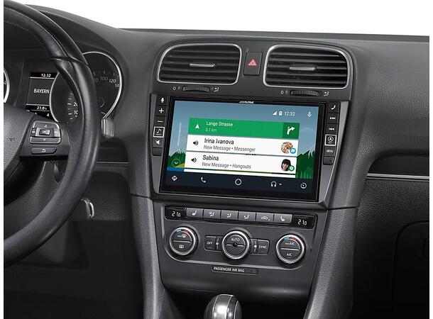 Alpine X902D-G6 - hovedenhet VW Golf 6 Premium Navigasjo og Multimedia