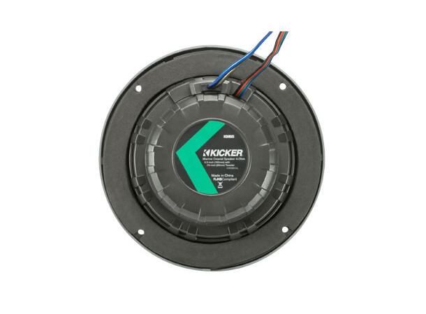 Kicker 45KM654L marine høyttaler (par) 6,5" 4ohm (hvit og koksgrå grill inkl.) 