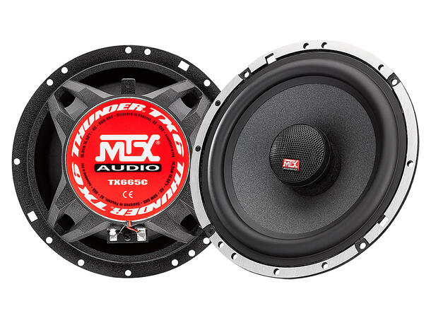 MTX Audio - TX665C coaxial høyttaler 6,5" (16,5cm) 2-veis 90/360W 4ohm