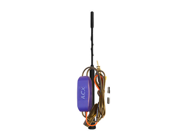 ACX - Antenne / aktiv splitter KIT DIN, DAB+ splitter, antennepisk M5/M6 