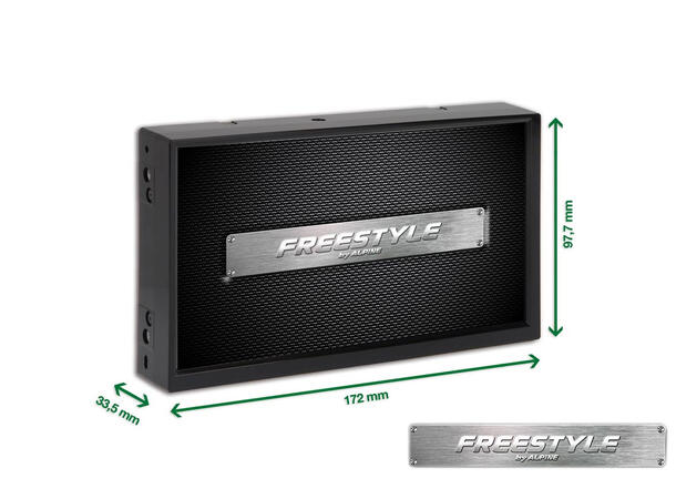 Alpine X702D-F - freestyle hovedenhet 7" NAVI CarPlay AndroidAuto 