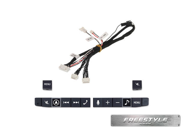 Alpine X702D-F - freestyle hovedenhet 7" NAVI CarPlay AndroidAuto 