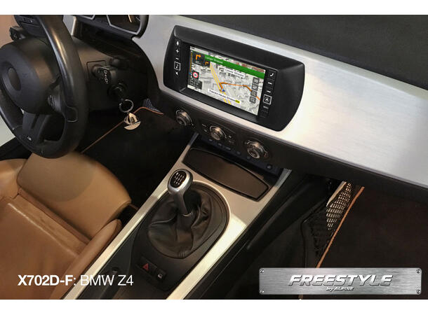 Alpine X702D-F - freestyle hovedenhet 7" NAVI CarPlay AndroidAuto 