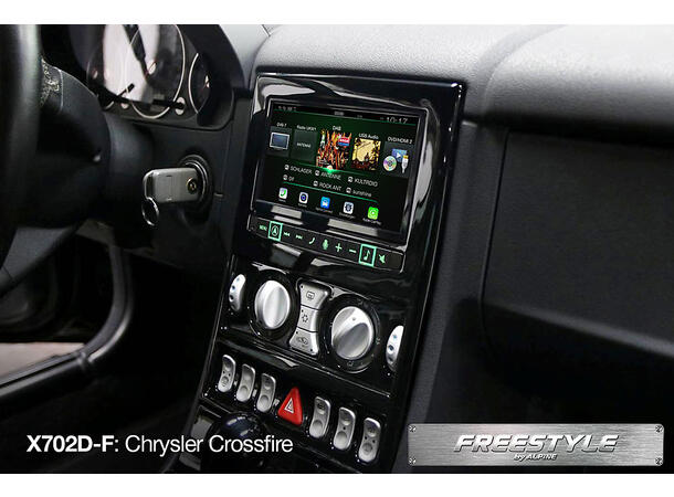 Alpine X702D-F - freestyle hovedenhet 7" NAVI CarPlay AndroidAuto