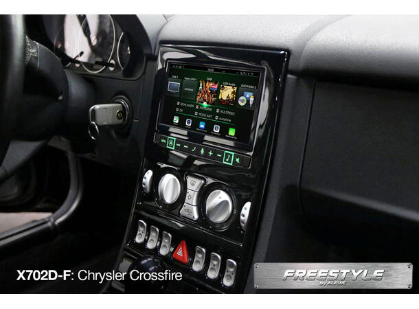 Alpine X702D-F - freestyle hovedenhet 7" NAVI CarPlay AndroidAuto 