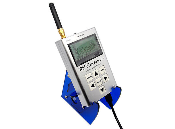 Holder til RF Explorer måleinstrument blå bord modell 