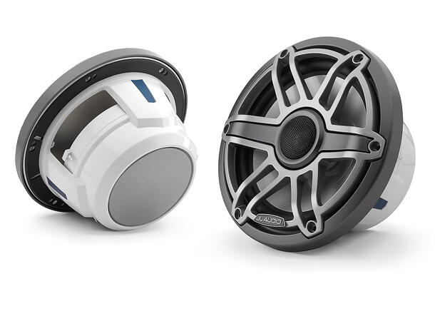 JL Audio M6-770X-S-GmTi Marine høyttaler 7,7" coax grå sportsgrill