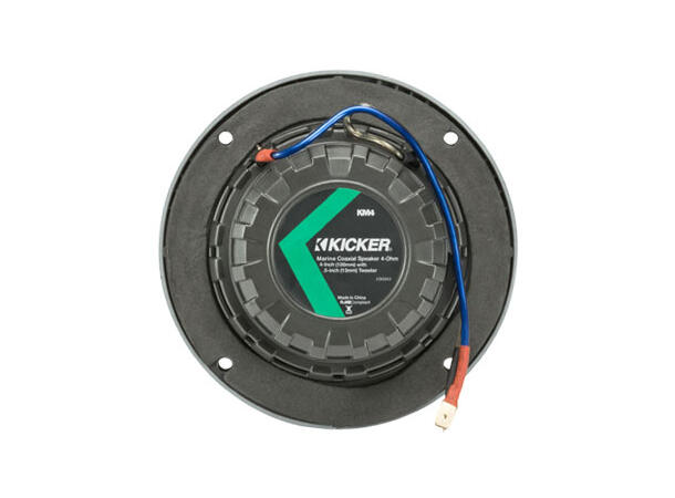 Kicker 45KM42 marine høyttaler (par) 4" 2ohm (hvit og koksgrå grill inkl.) 