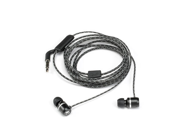 Kicker EB93B øreplugger (sort) Micro Fit design med mic/svarknapp 