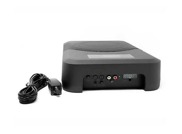 Plassbesparende aktiv subwoofer (120W) PWE-S8 - Alpine | audiocom.no