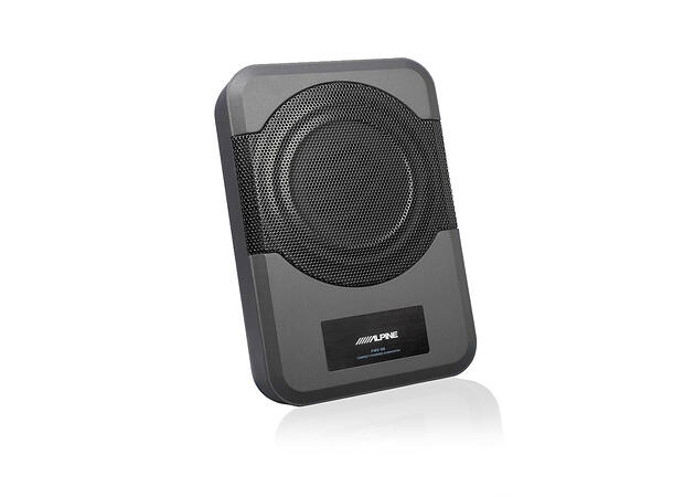 Plassbesparende aktiv subwoofer (120W) PWE-S8 - Alpine | audiocom.no