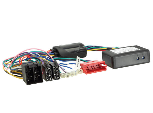 Rattfjernkontroll adapterAudi fra 2001 m/halv Bose og mini ISO 