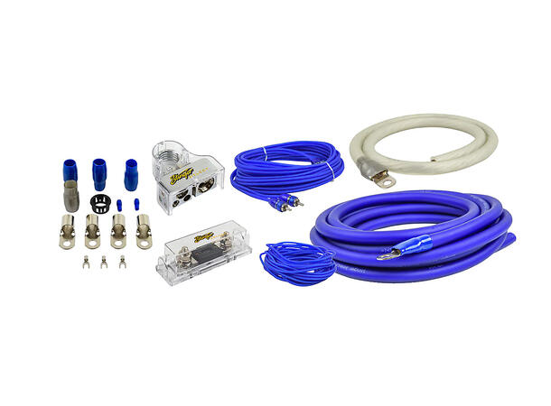 Stinger Select SS2400XS kabelsett OFC Signal- og strømkabel for opptil 2400W