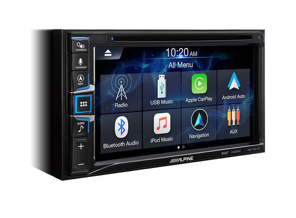 Alpine INE-W611D hovedenhet AVN 4x50W 6,5" skjerm DAB USB AUX 