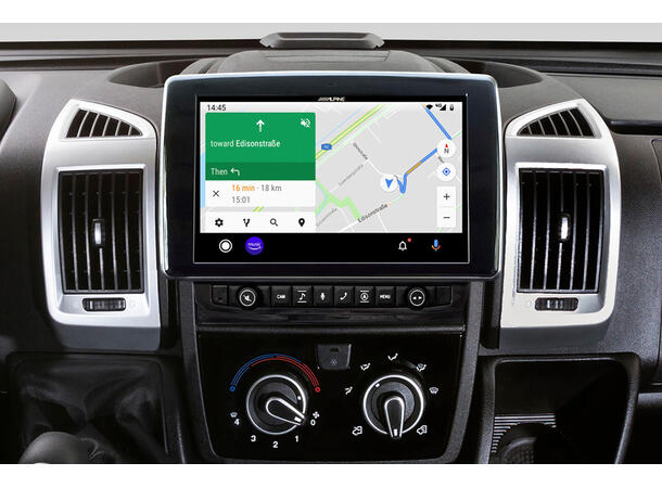 Alpine X903D-DU Premium Navi Fiat Ducato 9" skjerm DAB+ CarPlay AnroidAuto 